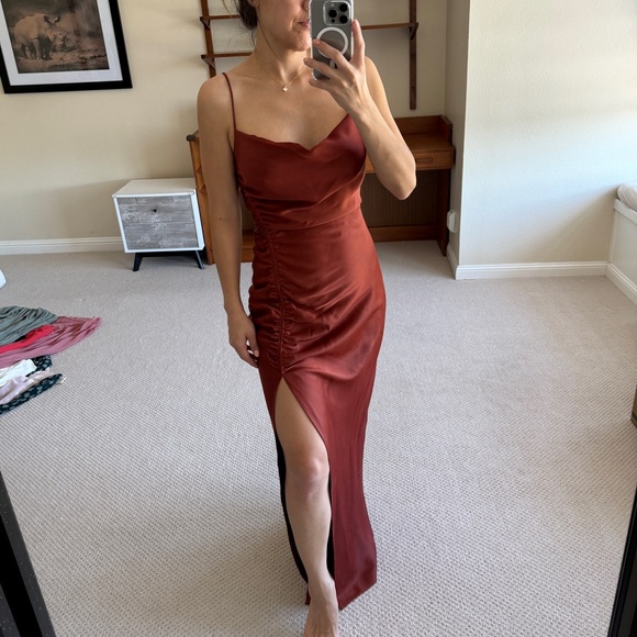 Anthro BHLDN Jennings Maxi Rust Color - Picture 2 of 10